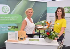 Jolanda Steenvoorden and Inge Schalke of MPS were at the fair, among others, to make the 'HortiFootprint Calculator' better known